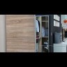 Прайм шкаф-купе 3-х дверный 2100 Белое стекло/Белое стекло/Белое стекло